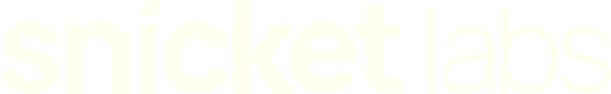 Snicket Labs - Main Logo White