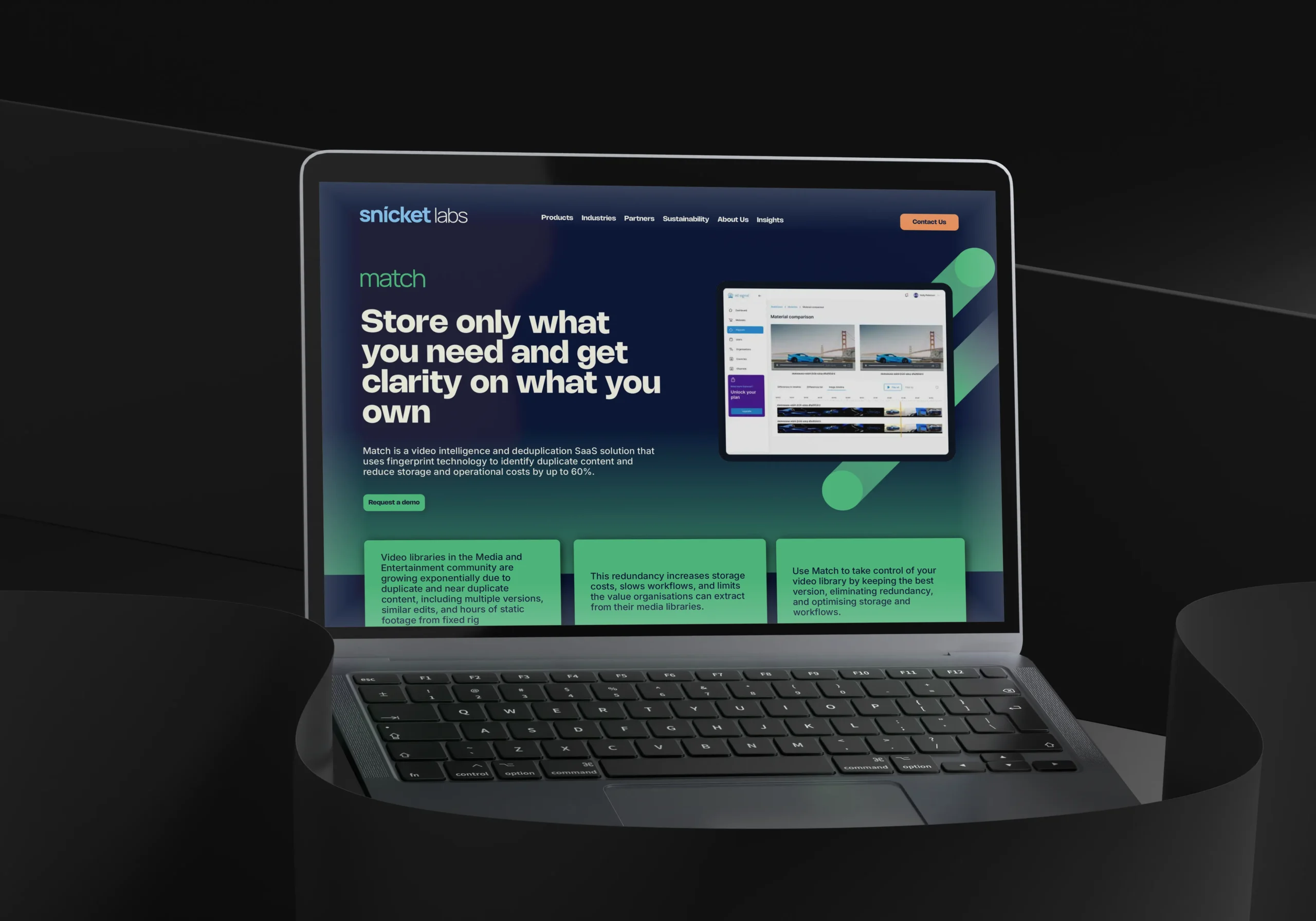 SnicketLabs Website Mock Up