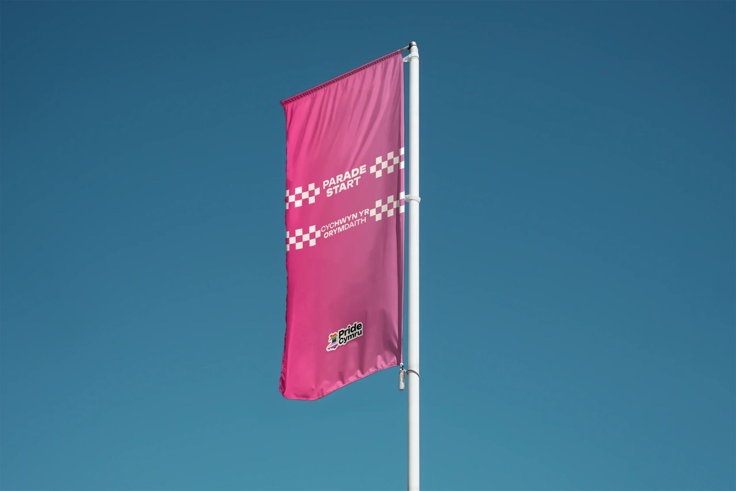 Pride Cymru Parade Start Banner