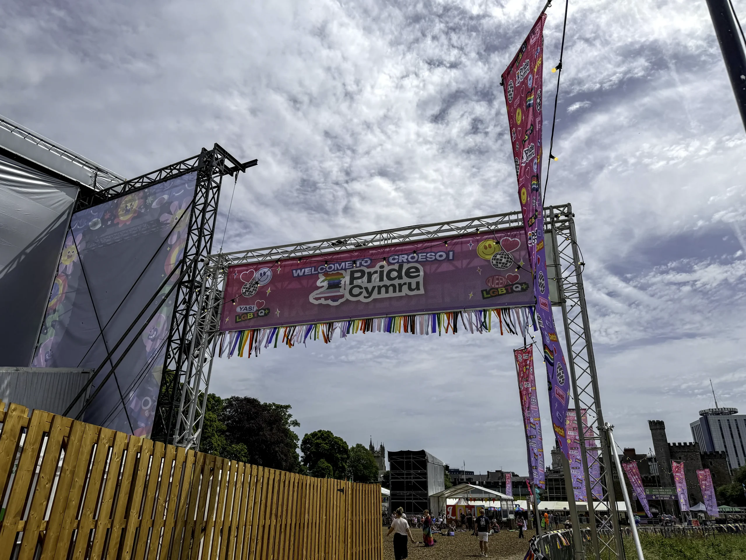 Pride Cymru Welcome Banner