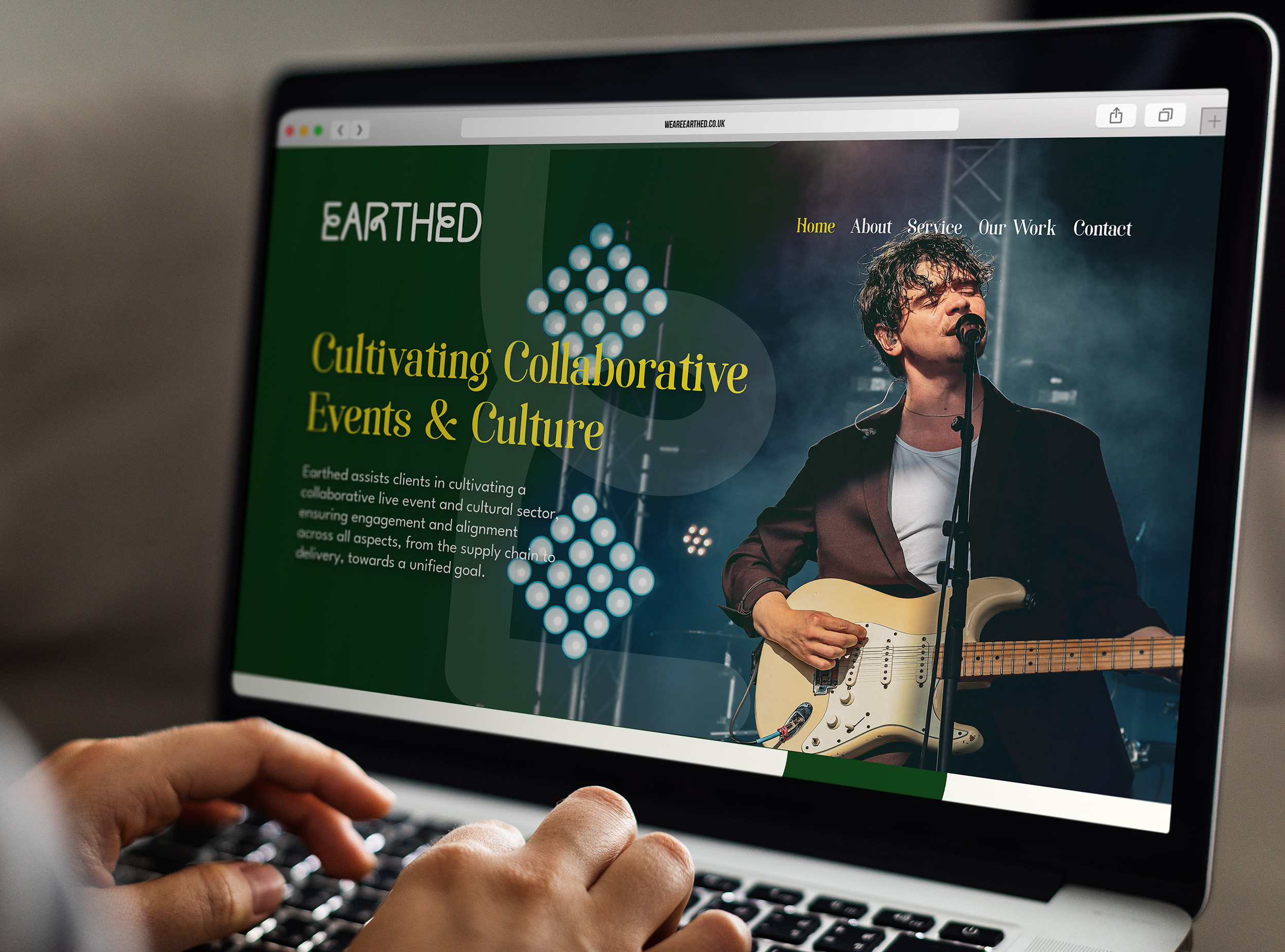 Earthed website design